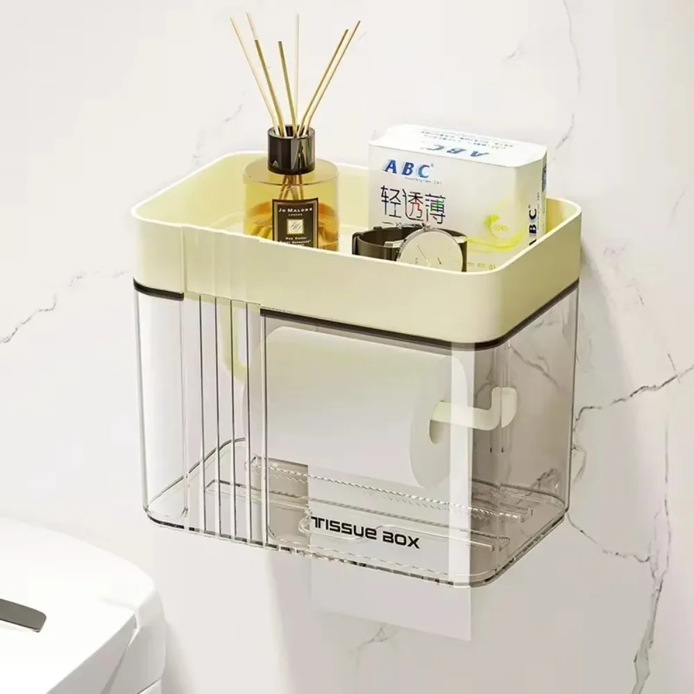 

Настенный ящик для хранения салфеток из нержавеющей стали большой емкости без перфорации, органайзер для ванной комнаты, ящик для хранения салфеток