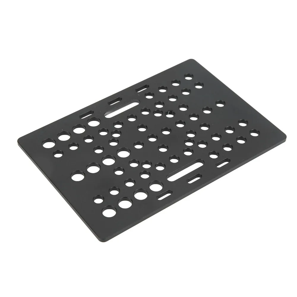 High Strength Gantry Board Black Anodized Aluminum Material Linear Guide Milling Machine Compatible Universal Guide