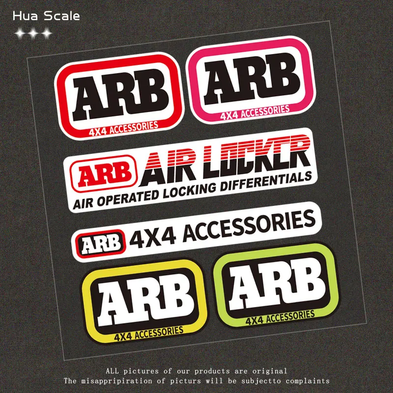 

ARB Automotive Reflective Decals Waterproof 4WD Differential Lock Stickers 4x4 Off-Road Vehicle Modification Accessories