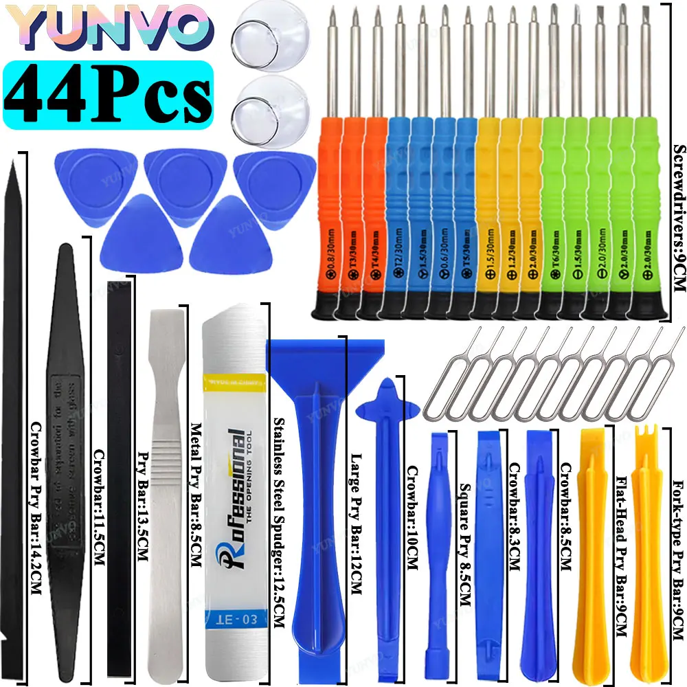 44 In1 Mobile Phone Repair Tool Set Precision Screwdriver Mobile Phone Opening Repair Tool for Professional Electronics, Repair image 4