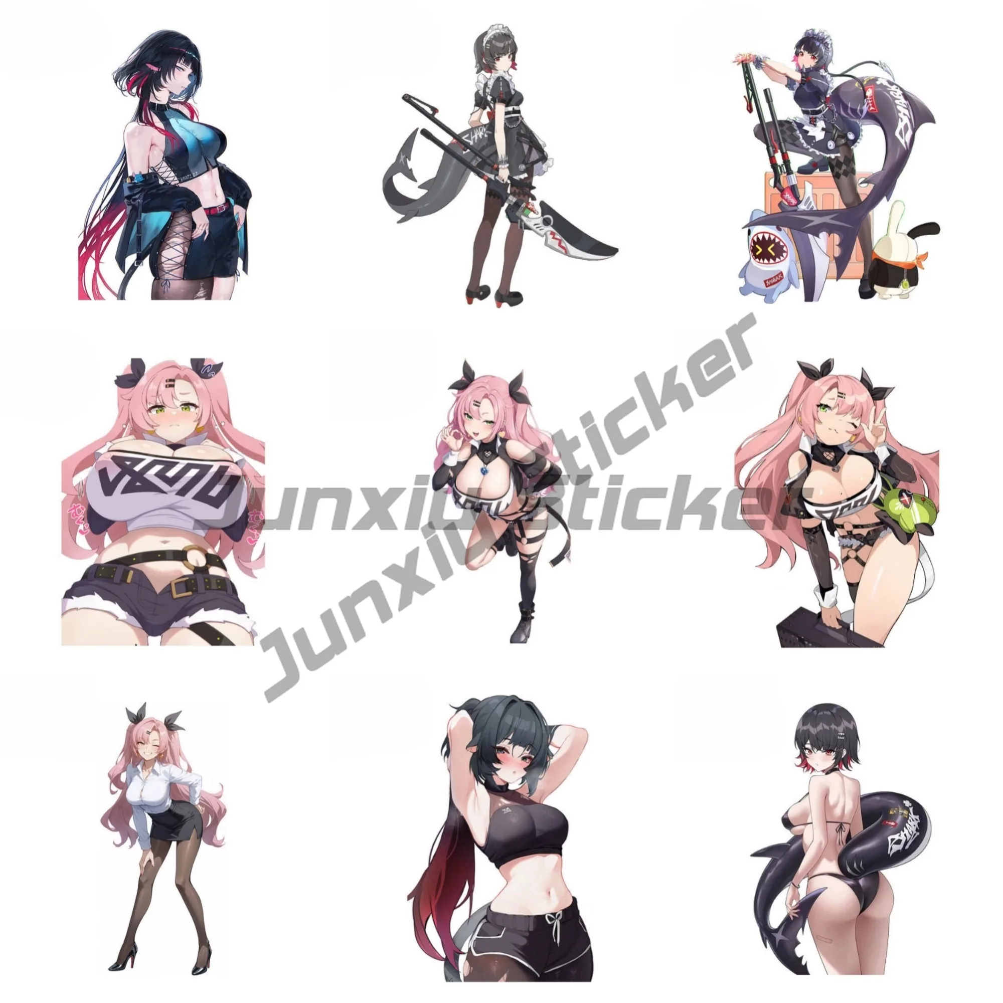 

Zenless Zone Zero Ellen Joe Автомобильные наклейки Забавные наклейки «сделай сам»