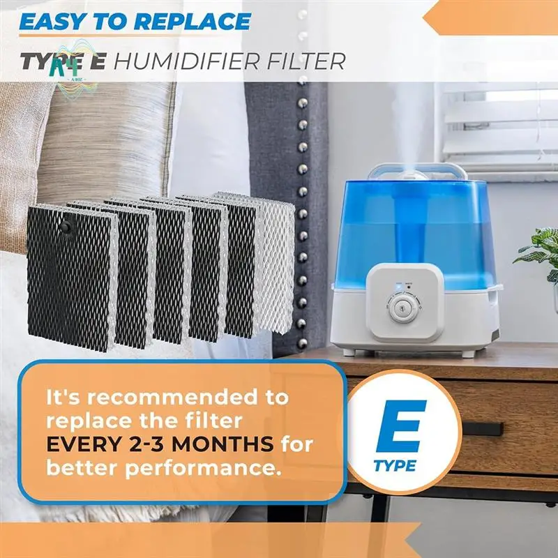 A40Z-HWF100 Humidifier Filter Type E Humidifier Filter Replacement For Holmes HWF100 Bionaire BWF100 Sunbeam SF235 SCM630