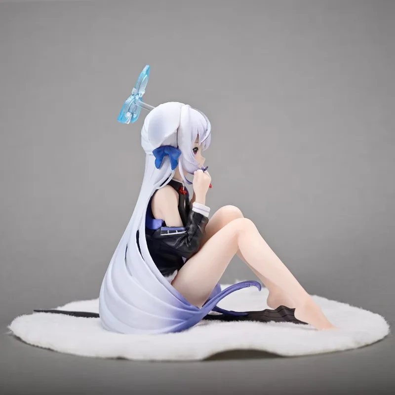 Blue Archive Anime Action Figure - Classic Girls Sitting Posture Model Statue Fashionable Desk Decoration Toy