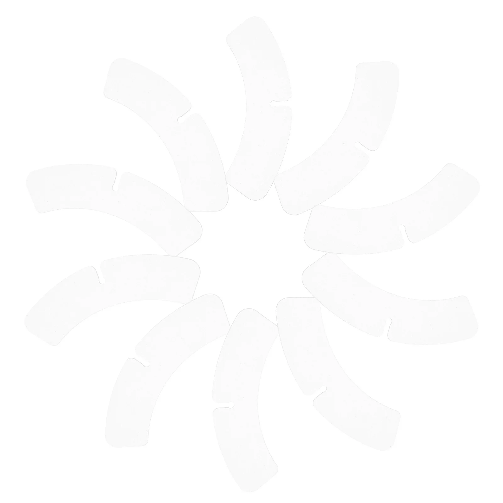 100 szt. Podpórki do kołnierzy męskich i damskich koszul, plastikowe wkładki do kołnierzy, wygiętki, akcesoria do mundurów