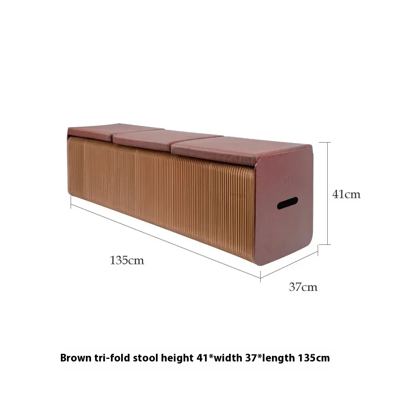 

%%Piano Stools Creative Retractable Long Paper Stools Fashionable Organ Rectangular Folding Stool, Home Multi-functional Stool