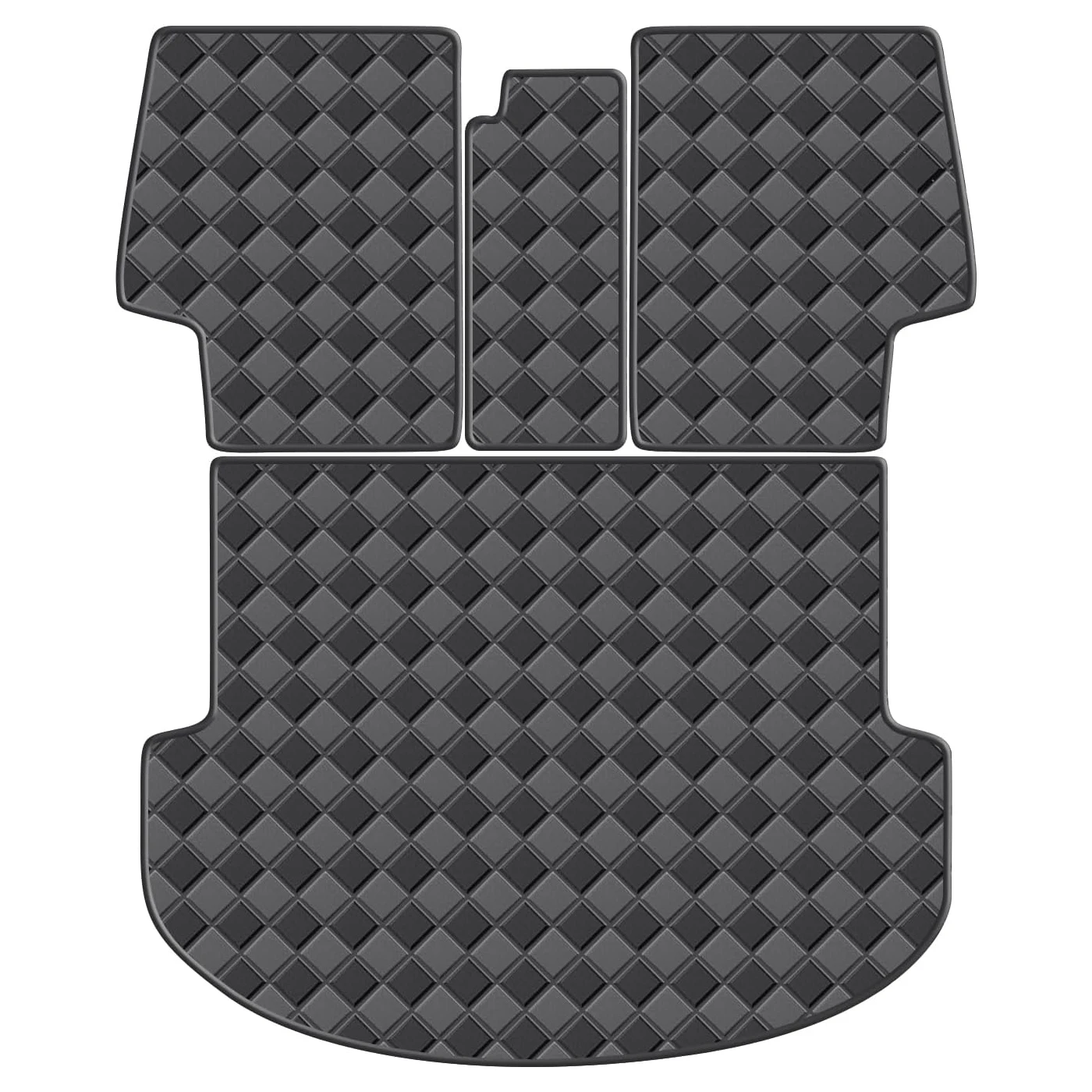 

Car Floor Trunk Cargo Mat for 2013 2018 Hyundai Santa Fe Sport waterproof Liner Antiwear Antidirty
