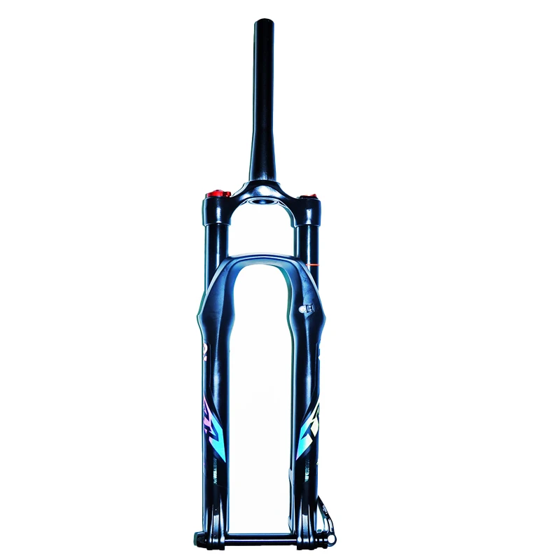 TAOZIK Thru Axis 150 mm  26 27.5 29 er  Light Weight Damping Tapered Oil and Gas Bicycle Fork Air Suspension