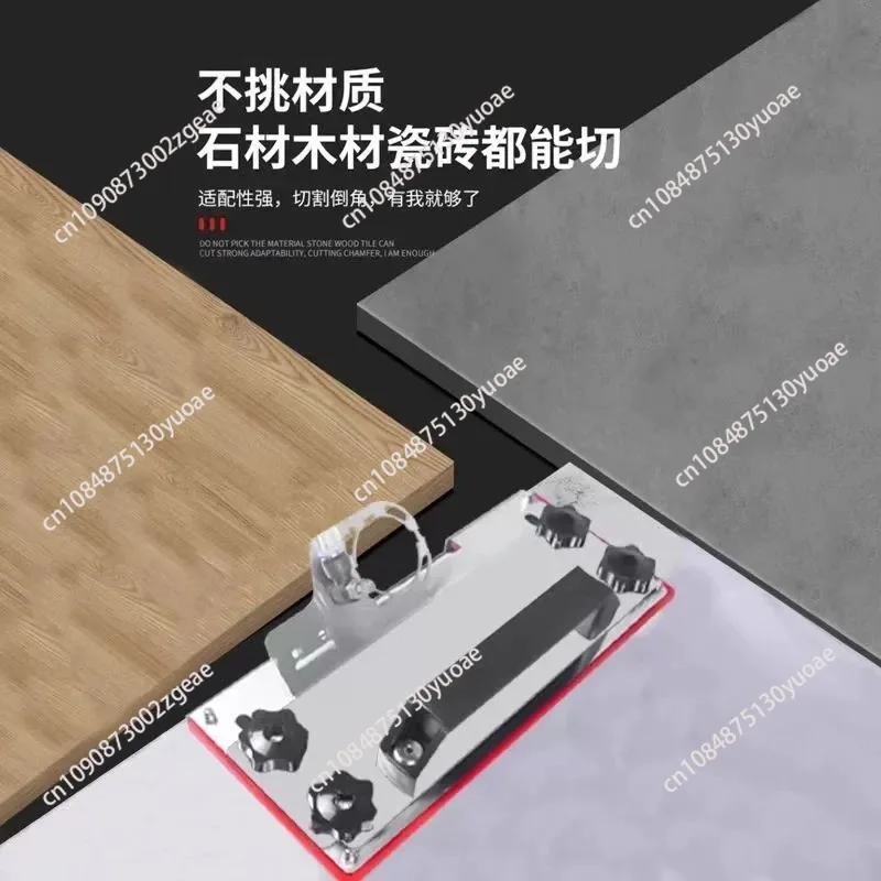 45 Degree Tile Chamfering Tool for 100 Type Angle Grinder Portable Ceramic Tile Chamfer Guide Plate Cutter view 5