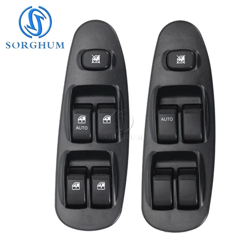 Imagen 2 del producto Para Kia Sephia 1997-2001 y 2000-2004 Spectra Sedan 0K2A2-66-350 0K2N2-66-350A botón de interruptor de ventanilla eléctrica de coche delantero izquierdo 0K2A 266350