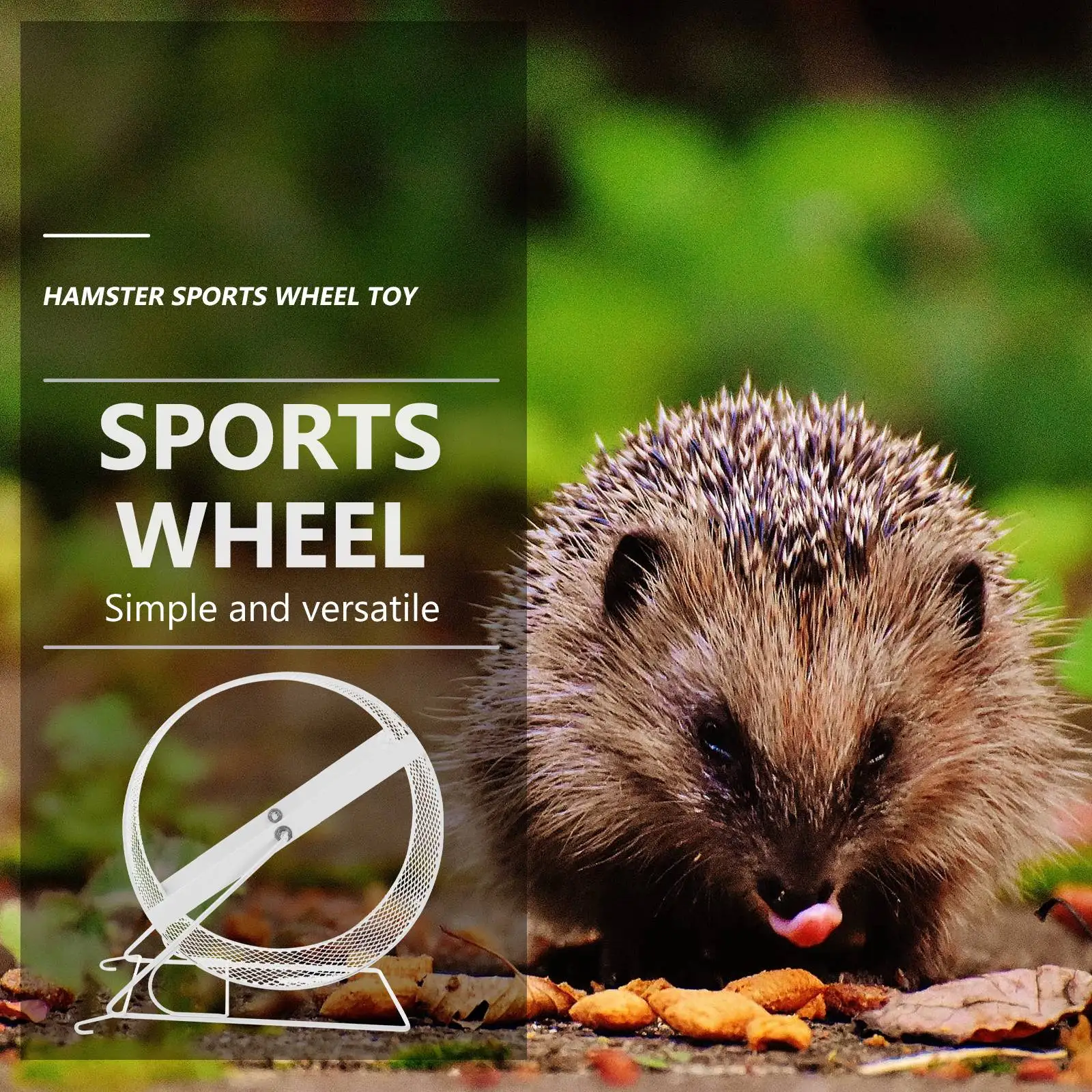 

Hamster Running Wheel Funny Interesting Iron Exercise Plaything Chinchilla Silent Roller Rat Quiet Toy