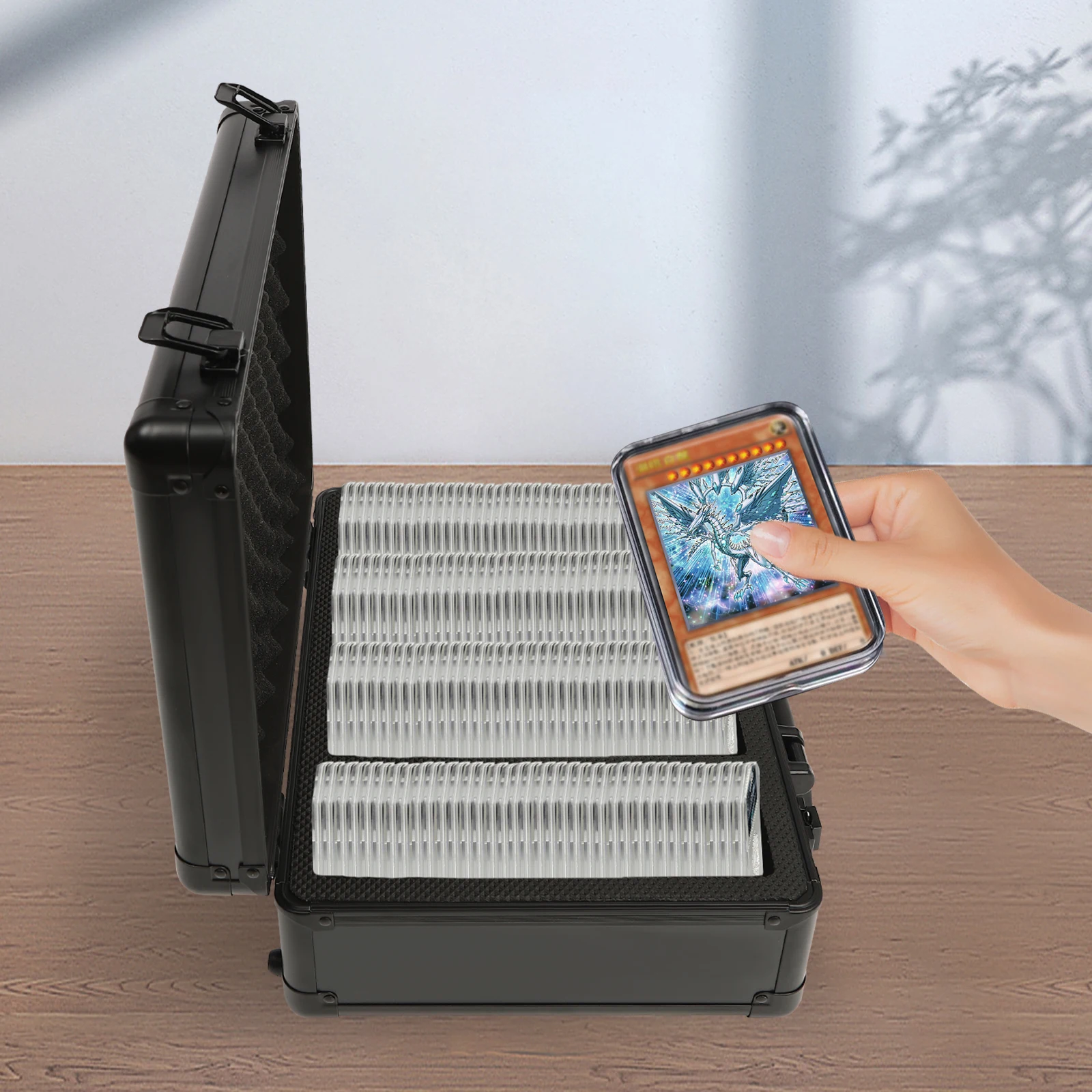 

Чехол для хранения монет премиум-класса - компактный дорожный держатель для коллекционных монет - прочный твердый держатель из алюминиевого сплава