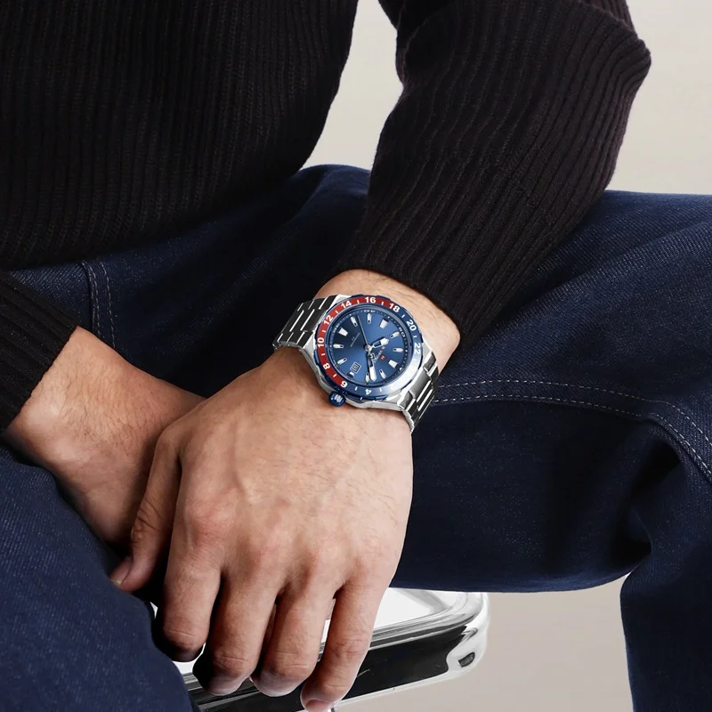 Naviforce 9249 High Quality Sports Casual Mens Watch Business Stainless Steel Quartz Wristwatches Male Clock Reloj Hombre view 4
