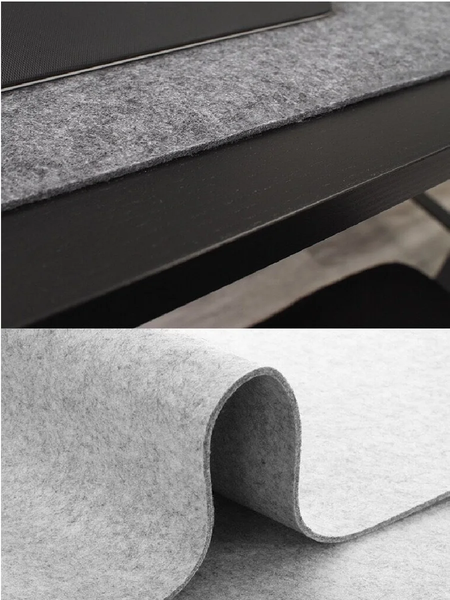 80cm X 40cm Dark gray Large Gaming Mouse Pad Computer Desk Mat Table Keyboard Wool Felt Laptop Desk Non-slip Deskpad Mousepad