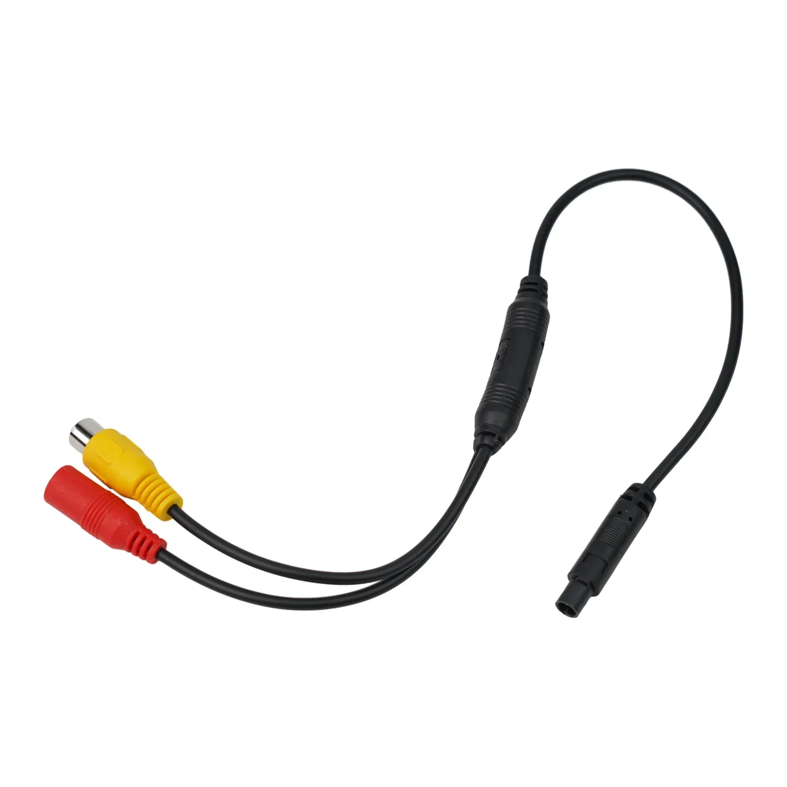 Car CVBS Male To 4 PIN Female Conversion Cable For Rear View Mirror DVR Parking Monitor Connect Reverse Camera