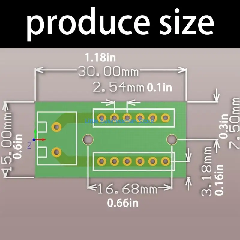 Schraubklemme an 2x6 Pin Header Link Board 2,54 mm fertig montierte Leiterplatte für DIY-Verkabelung und – Detail 6