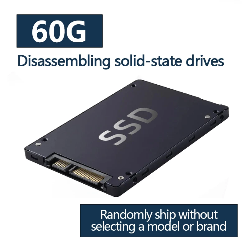 Used Disassembly Solid State Drive 30G/60G Desktop Laptop High Speed Read Write Solid State Drive SATA Interface Hard Drive