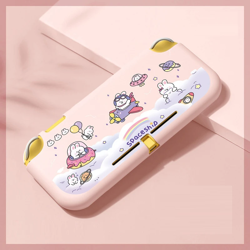Novo tpu caso macio protetor de pele escudo pára-choques capa para nintendo switch lite ns game console protetor traseiro completo acessórios