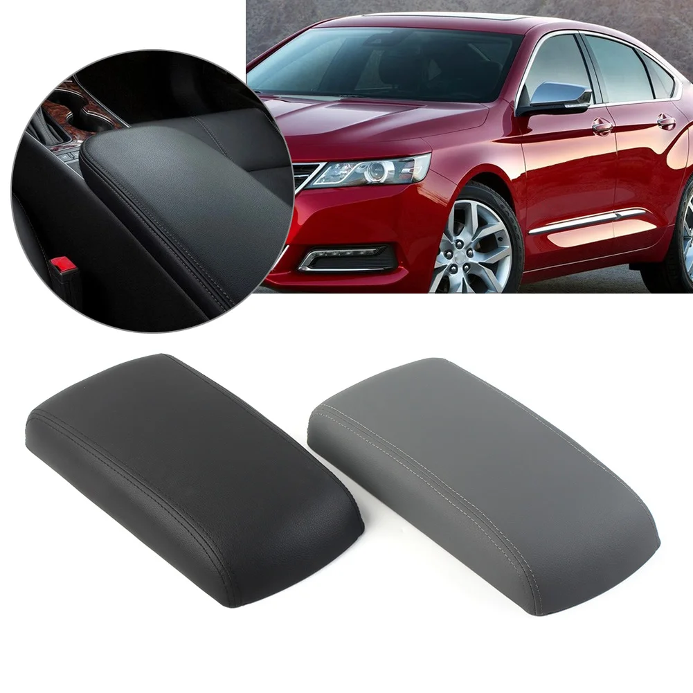 Car Center Console Box Armrest Cover For Chevrolet Impala 2006 2007 2008 2009 2010 2011 2012 2013 2014 Black/Gray