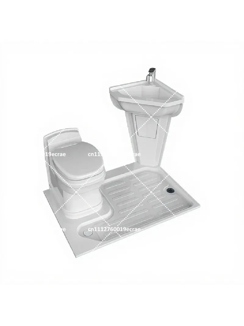 RV Shower Base with Wash Basin Universal Bathroom Chassis Blister Tray