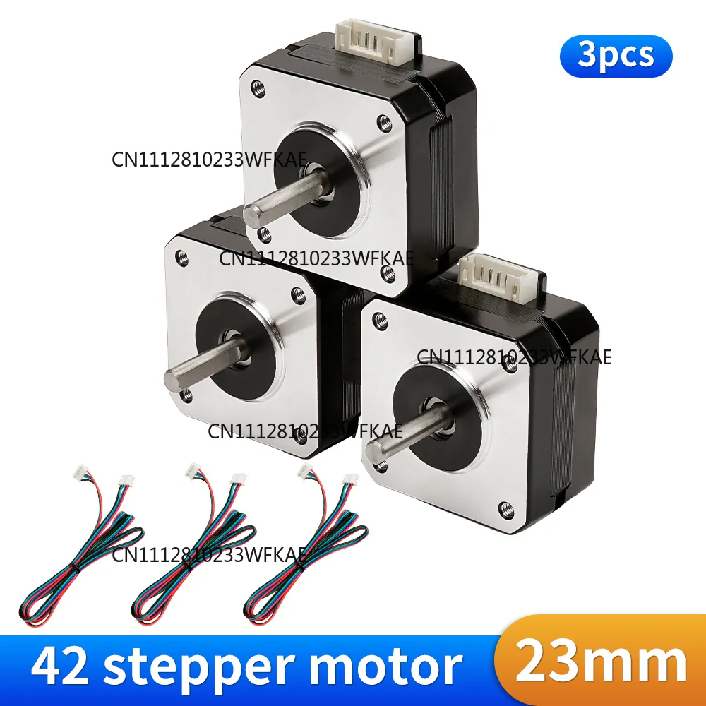 Suitable for 1/3 piece Nema17 23mm 42 stepper motor for 3D printer XYZ CNC milling cutter laser engraving motor