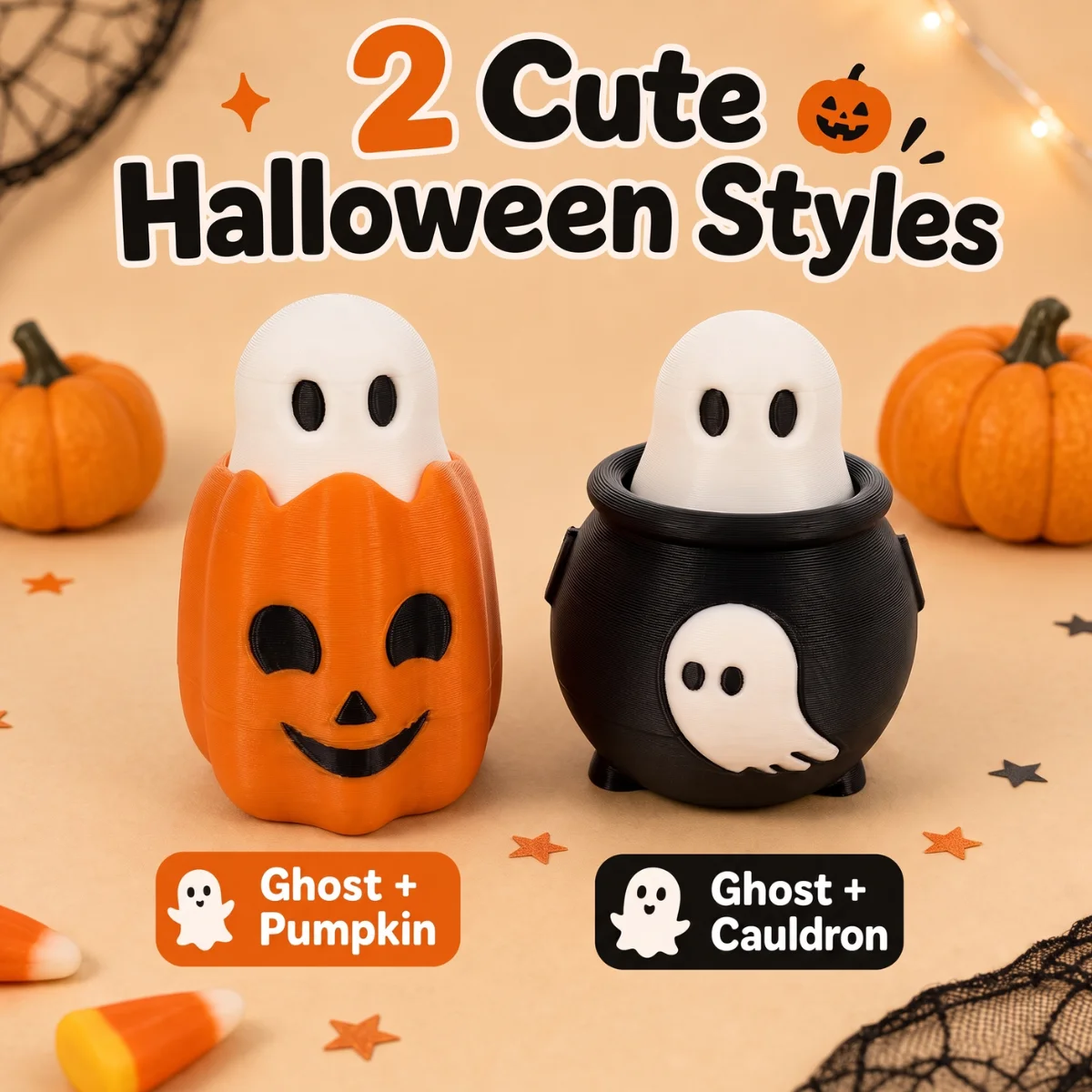 3D Printing Pot - 1pc Mini Ghost Pot Fidget Charm,