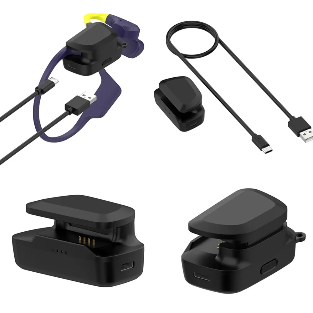 Charger Box for SUUNTO AQUA earphone charging case with bone conduction Portable earphone charging case with Type-C Cable