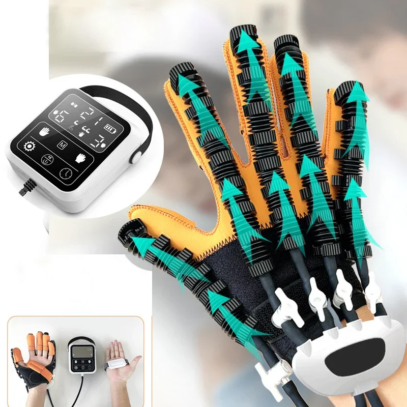 MassageHot Rehabilitation Robot Glove Finger Intelligence Stroke Hemiplegia Massage Machine Rehabilitation Training Gloves Hand