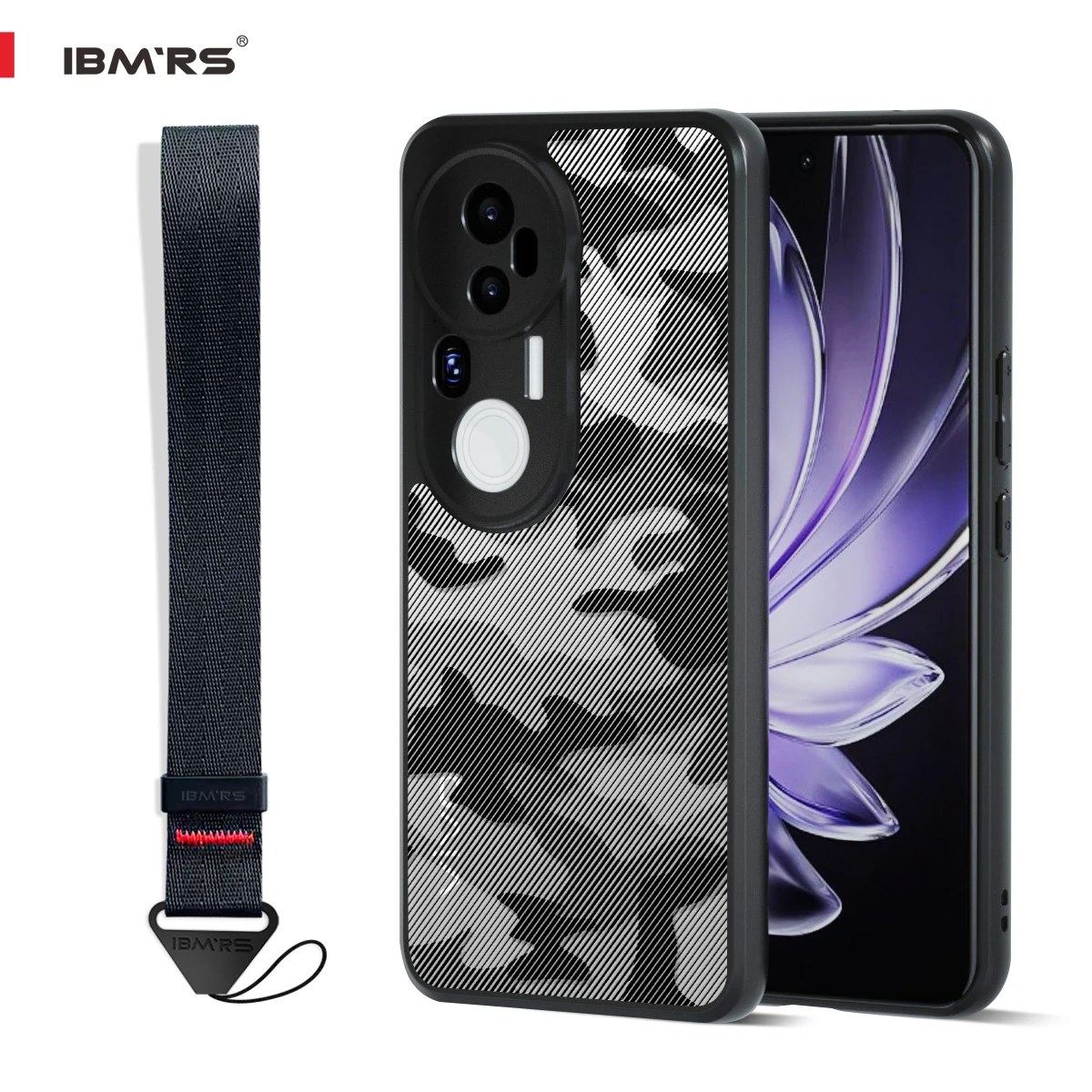 

for Vivo S20 Pro / S20 Case, Military Camo Shockproof Protective Cover with Anti-Fingerprint & Wrist Strap, Heavy Duty Hard Back