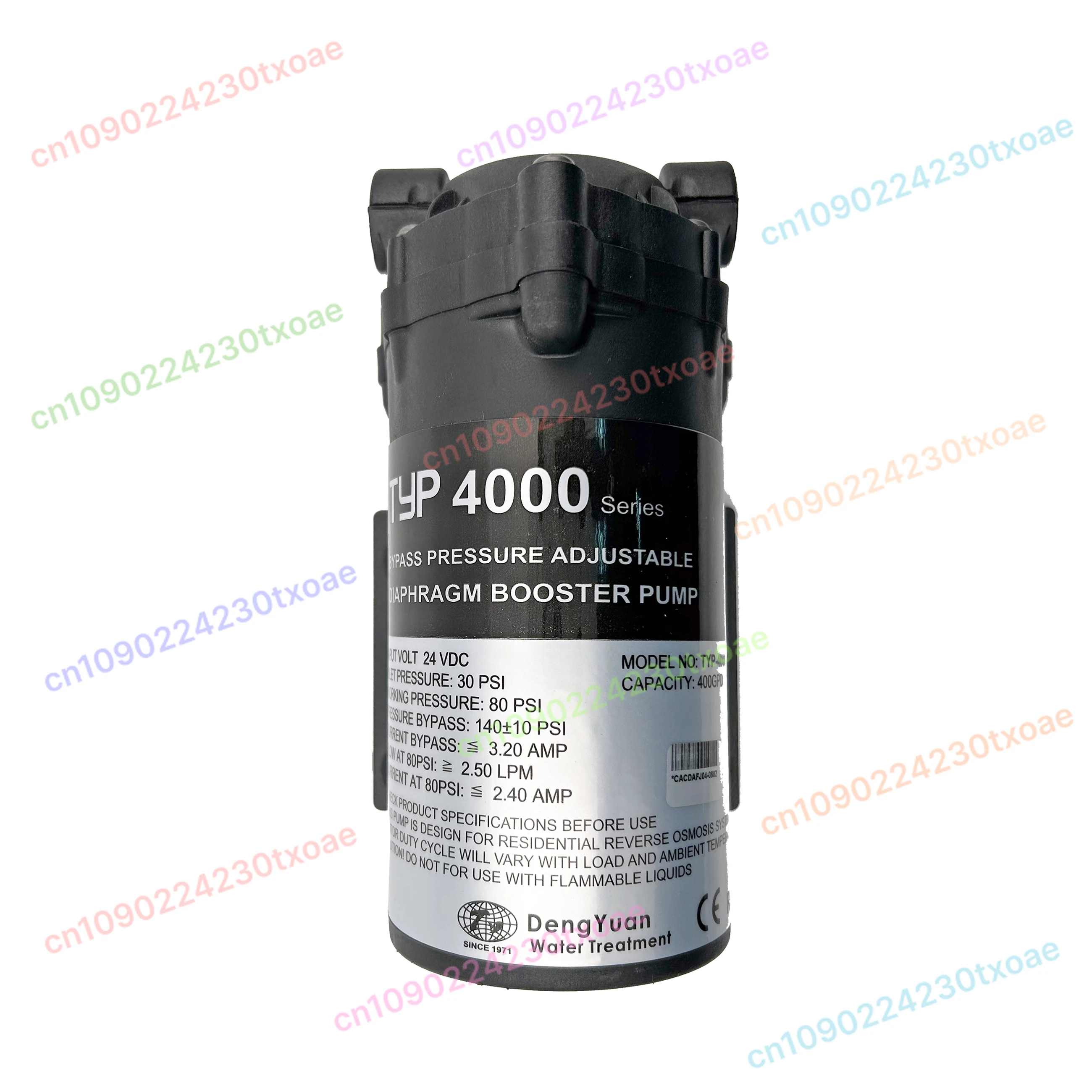 

400GPD DC Booster Pump High Pressure for RO Water Purifier Agricultural Spray Cooling System Maple Sap