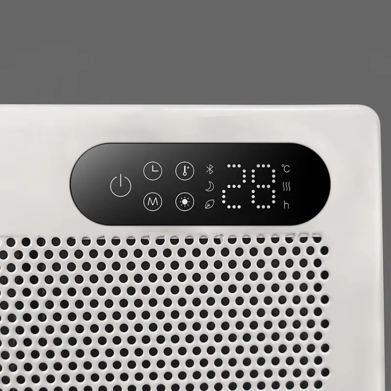 24-Hour Timer Electric Convector Heater Unique Structure Waterproof Over-Hot Safety Protection Wall-Mounted Portable Bathroom