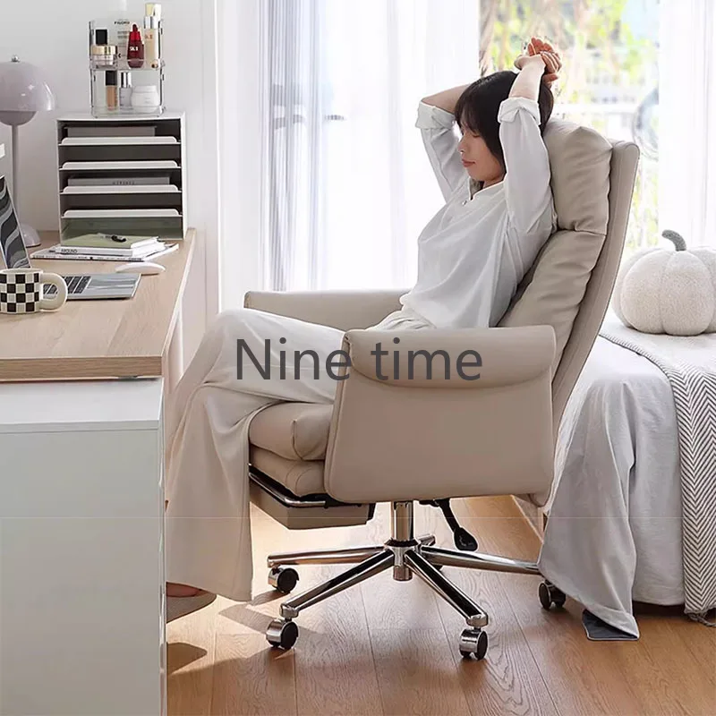 Office Desk Chairs Chair Dresser Design Luxury Single Person Armchairs Ergonomic Makeup Stool With Wheels Pc Room Home Furniture