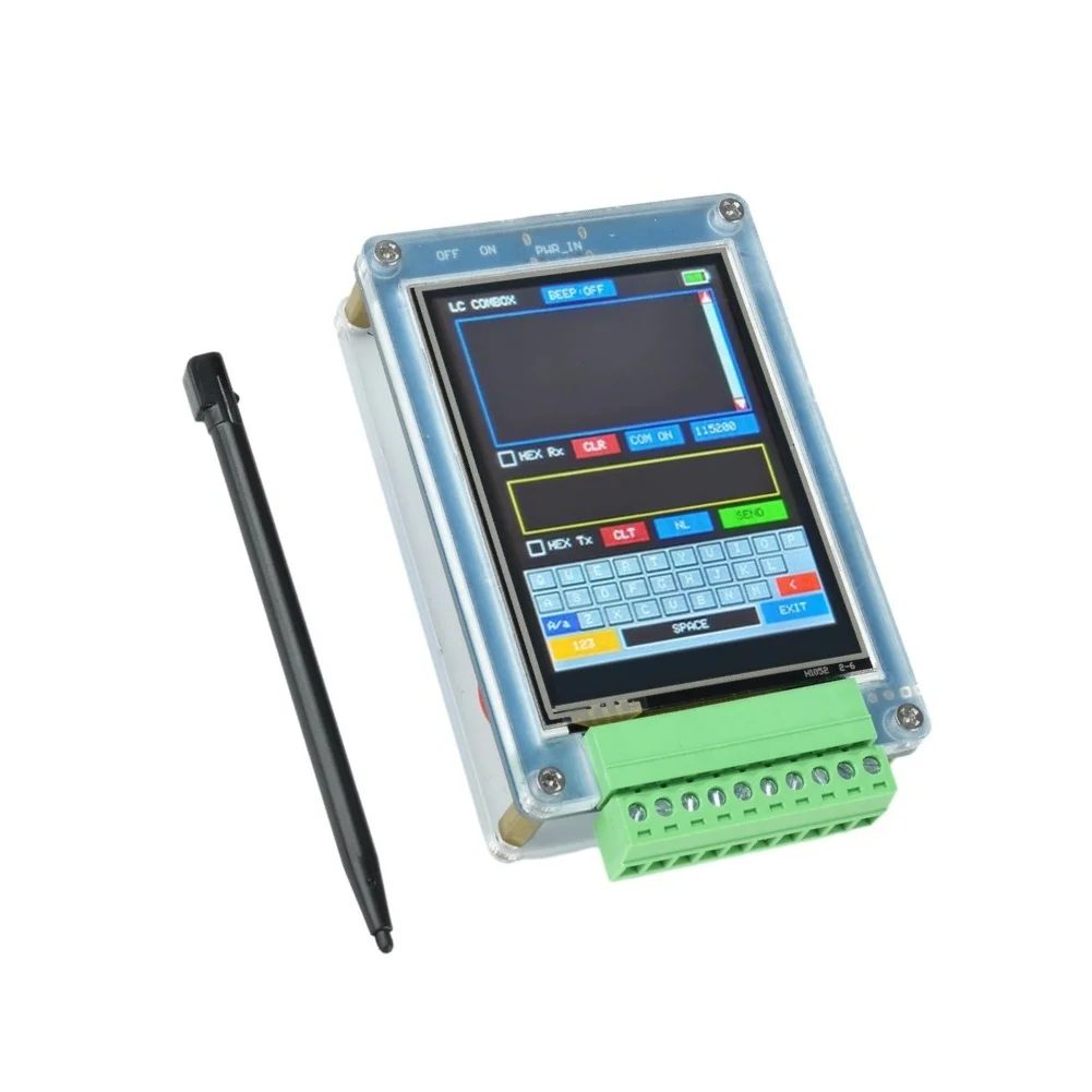 Touch Screen Debugger Serial Port Debugger Historical Data Display Tester Serial Port Adapter 2.8 Inch TFT Display
