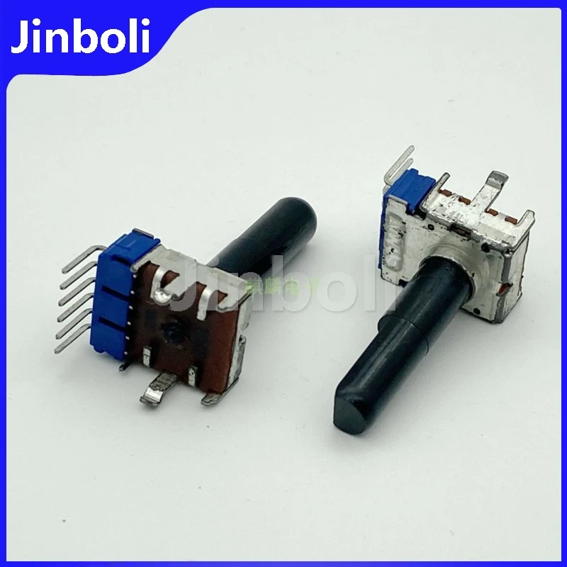 1PCS RK12L1230C2F Doppel 6Pins Potentiometer E100K 20-punkt Stepper Welle Länge 23MM
