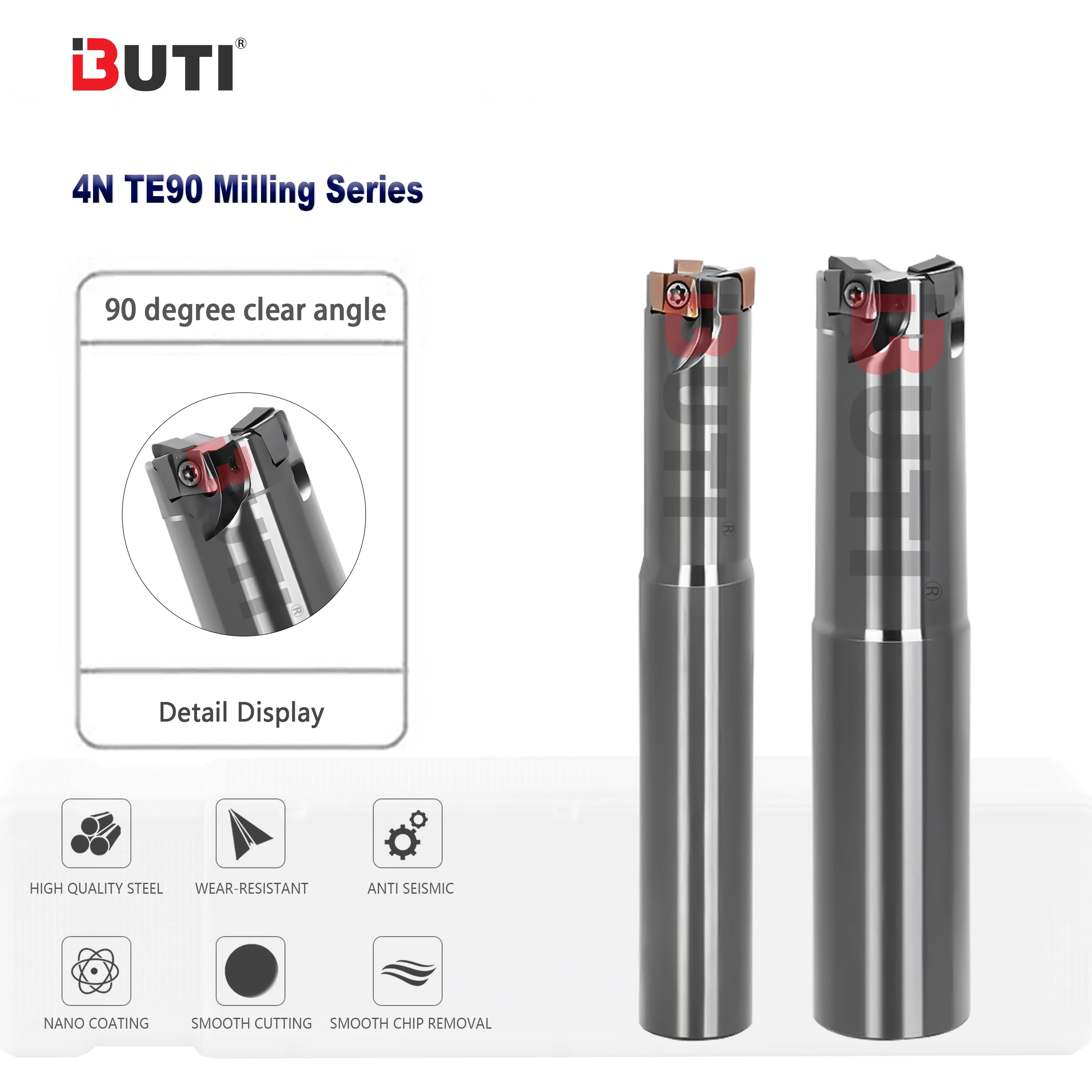 

Токарный станок с числовым управлением 4NTE90 Быстрый прямой и прямоугольный фрезерный станок Держатель режущего инструмента 4NTE90 107-10-04-L80 Инструменты