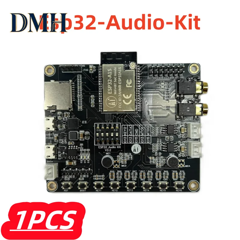 1 unidad/lote Módulo WiFi+BT ESP32-Audio-Kit Placa de desarrollo de audio Anco ES8388 con puerto serie ESP32
