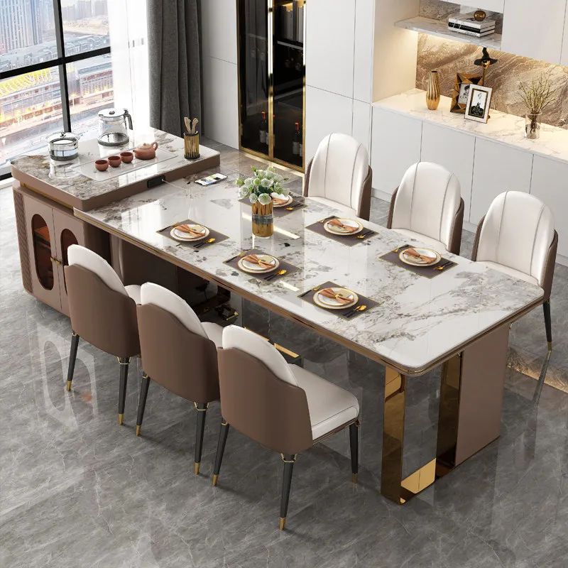 

Luxury Modern Living Room Cabinets One ActionTable Dining Table With 6 Chairs Table Chairs KitchenTable Extendable Dining home
