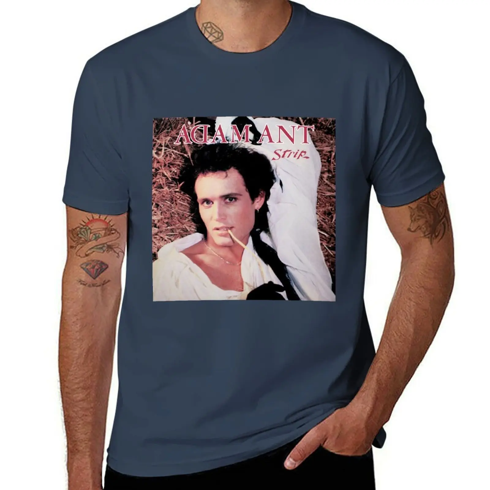 

Strip T-Shirt Basic Solid Tee for Daily Use