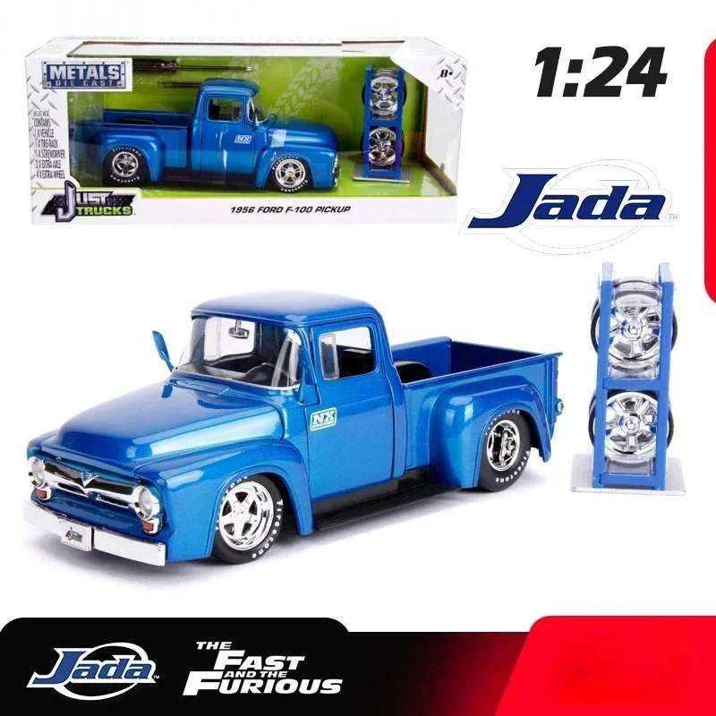 

Jada 1:24 1956 Ford F-100 Pickup Modified Classic Car High Simulation Diecast Metal Alloy Model Car Toy For Kids Gift Collection