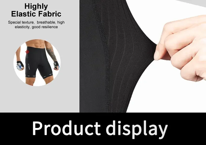 X-TIGER Herren-Radhose mit Gesäßtasche, gelpolstert, atmungsaktiv, MTB-Fahrradshorts, Mountainbike, Rennrad, Reiten, halbe Hose, Strumpfhosen – Detail 10