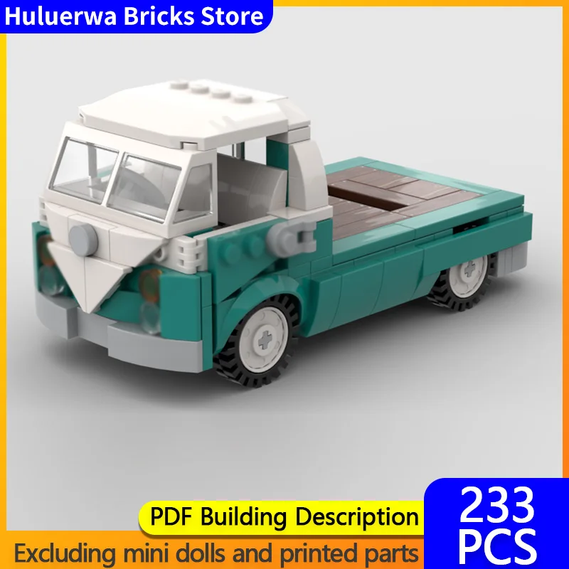 

Speed Hypercar Model MOC Building Bricks T1 Flatbed Transport Vehicle Modular Technology Gifts Holiday Assemble Children Toys