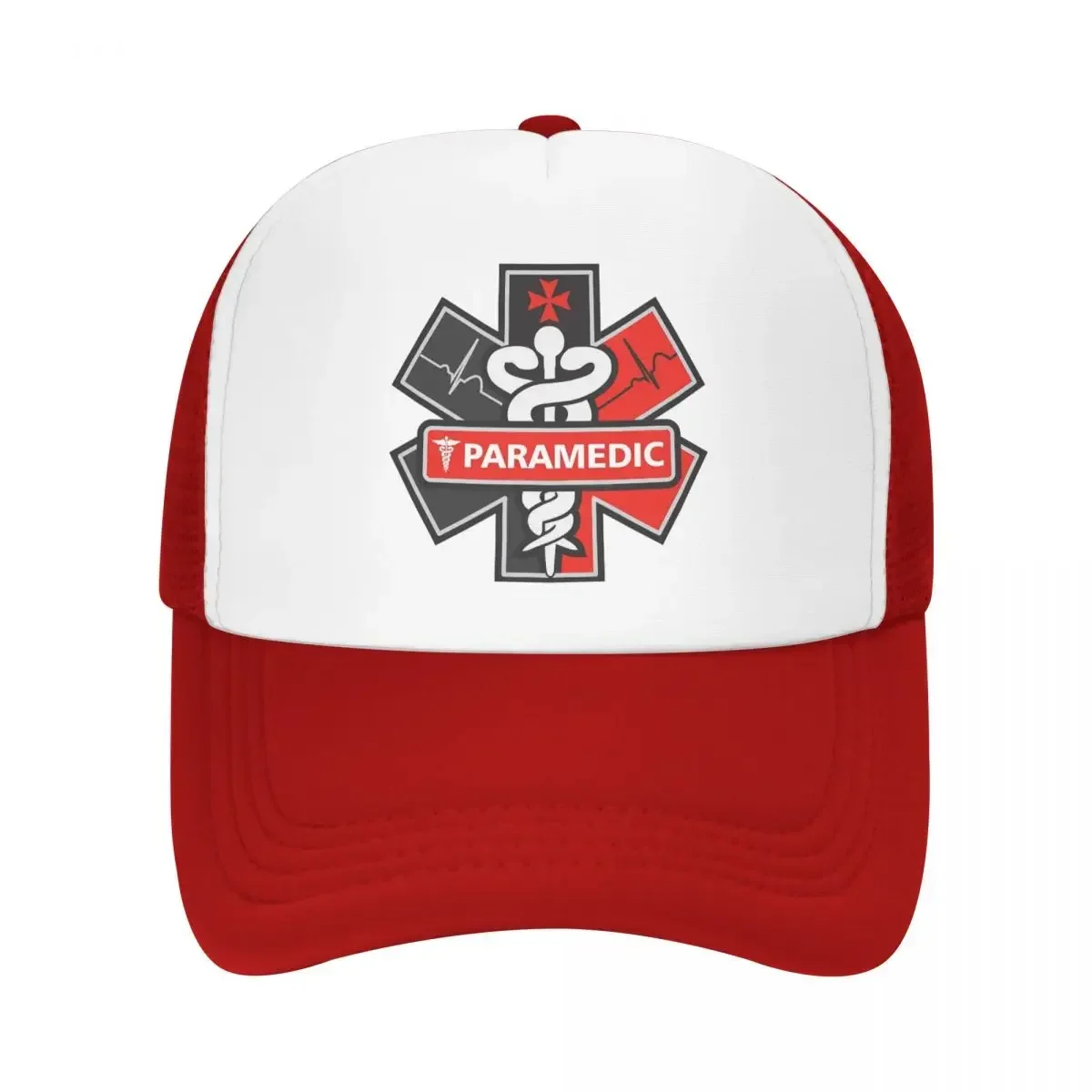 EMT Of Life Mesh Baseball Cap Adult Hip-Hop Trucker Hat Medic Ambulance Hat Adjustable Polyester Summer