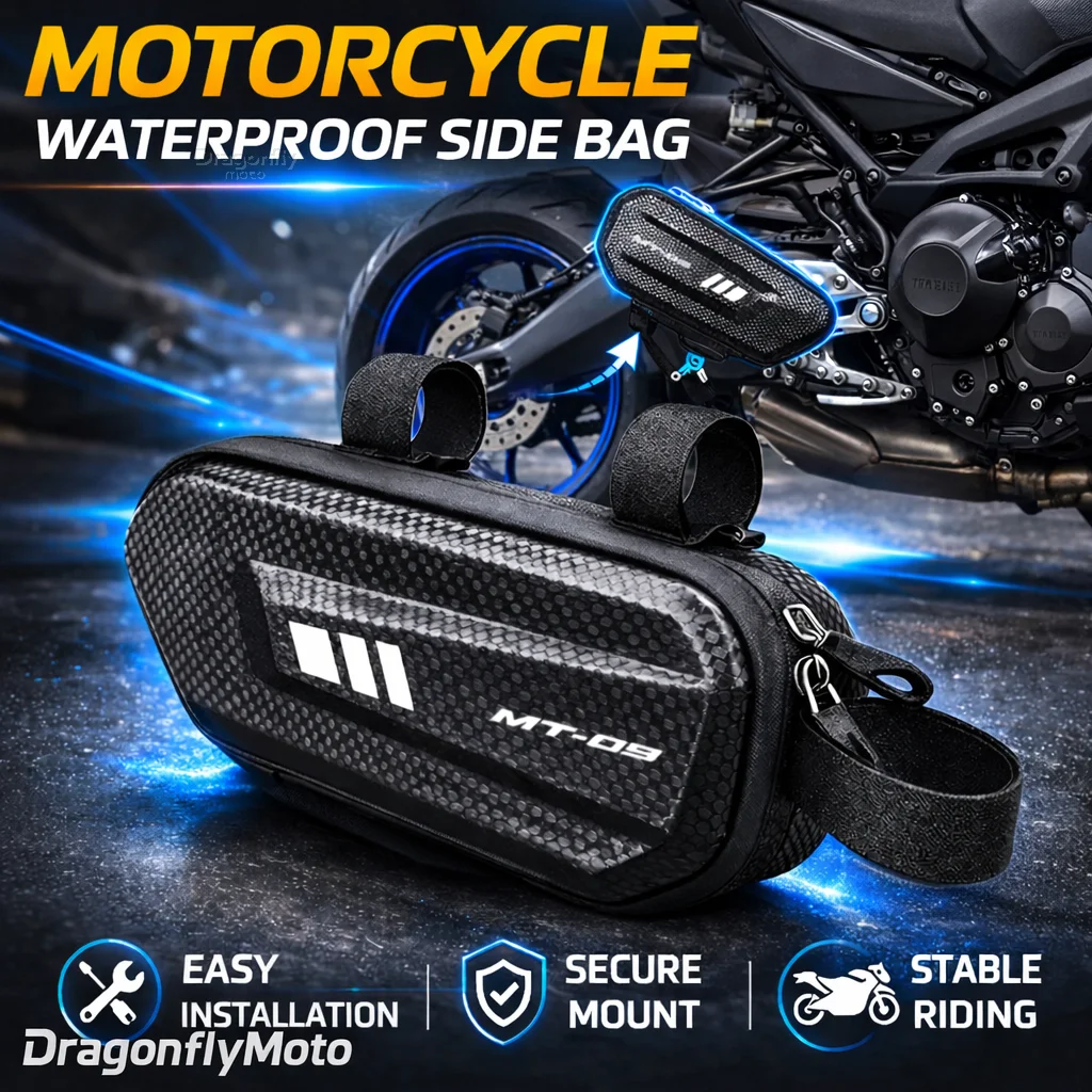 

Large Capacity Motorcycle Side Bag For YAMAHA MT-09 MT09 Mt 09 2017 2018 2019 Waterproof Multifunctional Storage Pouch
