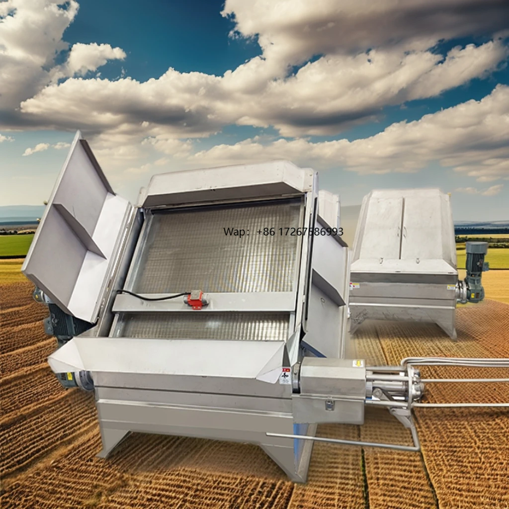 Factory Hot Wet Cow Manure Pig Manure Dehydration and Drying Equipment Water Treatment Inclined Screen Screw Press