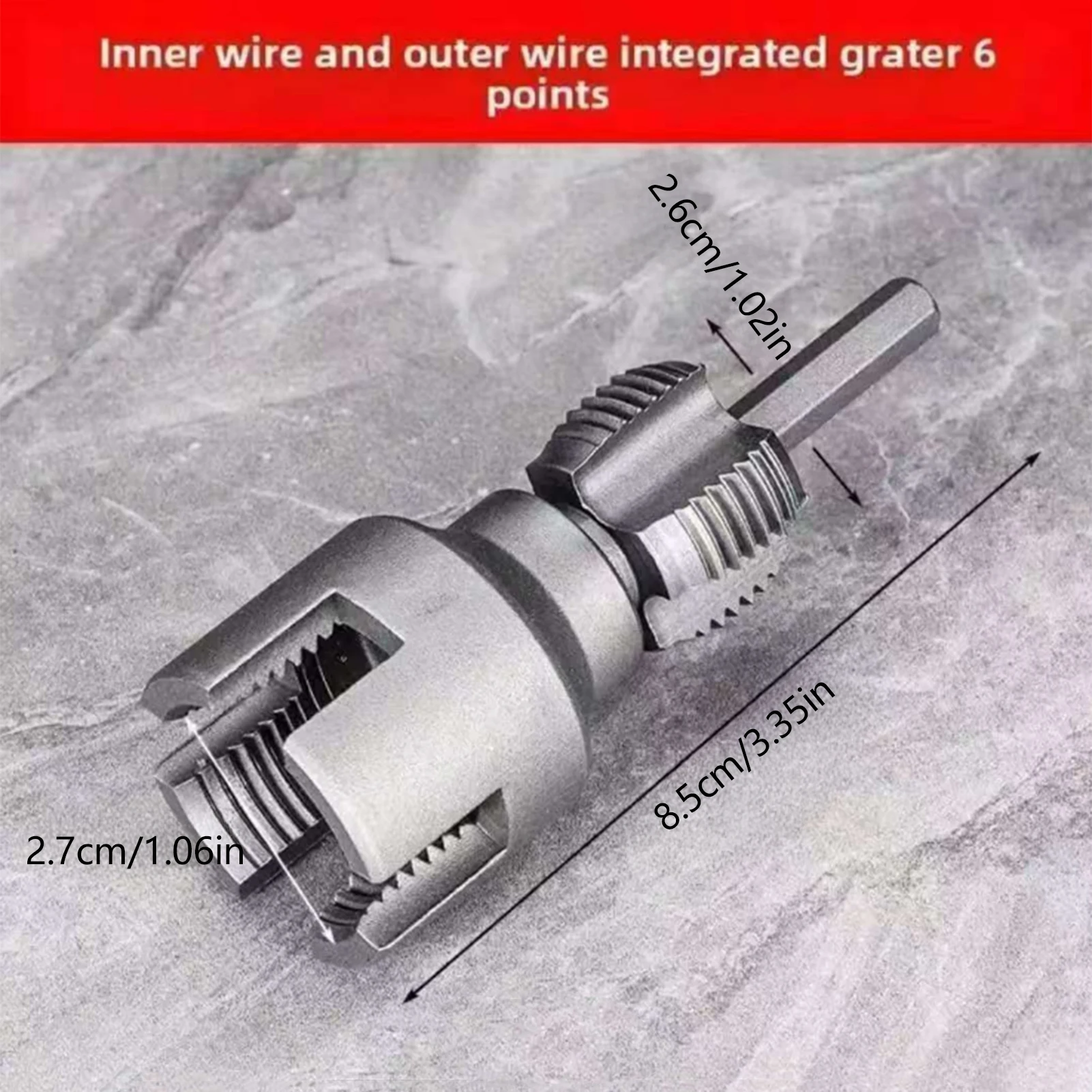 

PPR/PVC Water Pipe Threader Tapping Tool Internal Thread External Thread Integrated Die Water Pipe Wire Opener Wire Cutting Tool