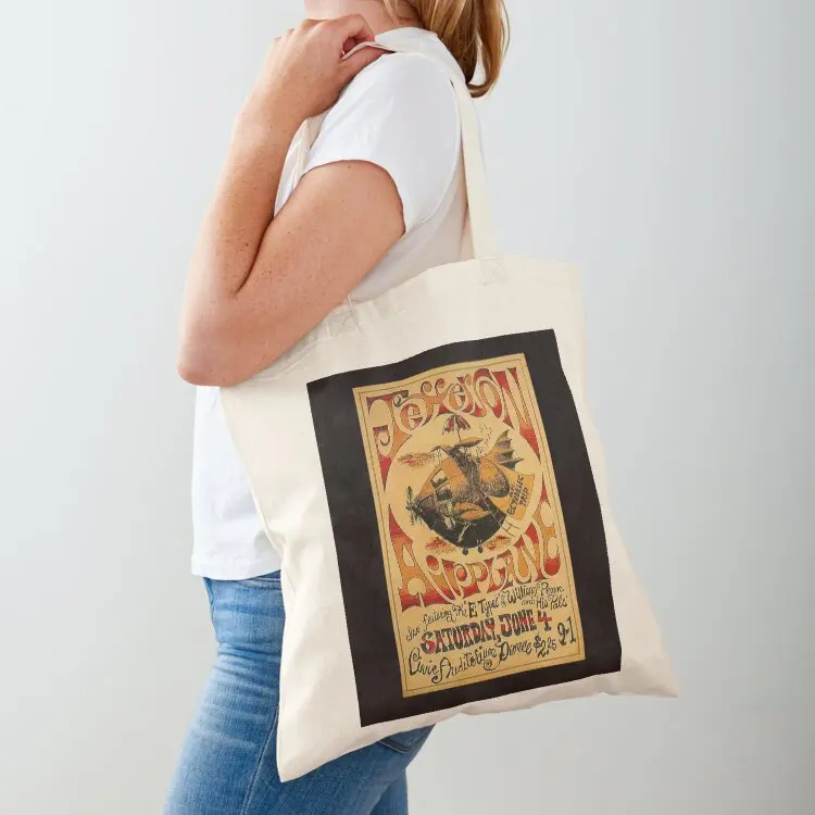Jefferson Airplane Concert Tote Bag Women's shopper Women bags free delivery bags reusable shopping bag