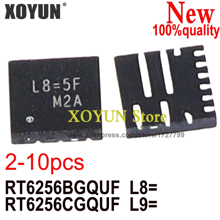 (2-10piece) 100% New RT6256BGQUF RT6256B For Code : L8=.. RT6256CGQUF RT6256C For Code : L9=.. QFN-12 Chipset