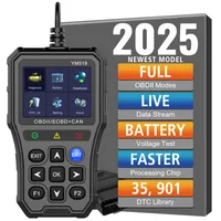 Control del sistema del motor escáner de código de falla probador de batería lector de código YM519 multilingüe lector de código OBD2 herramienta de diagnóstico de coche