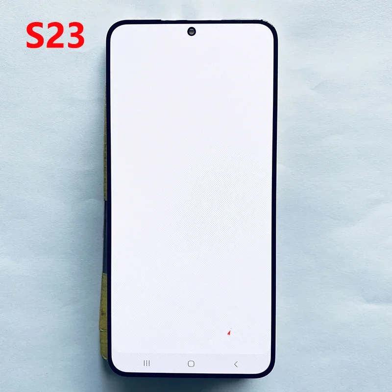 With Black Dot S23 Super AMOLED Screen For Samsung S23 5G S911B S911U S911E LCD Display Touch Screen Digitizer Assembly For S23