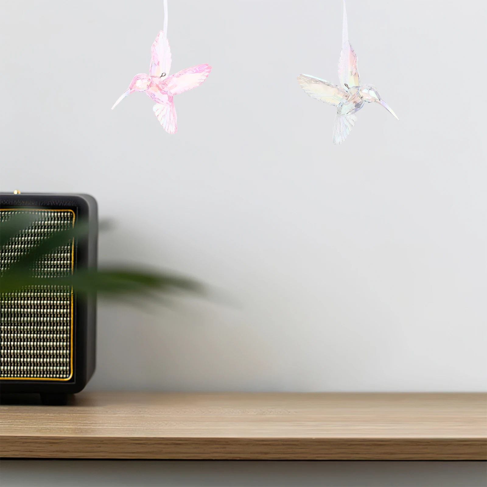 

6Pcs Hanging Hummingbird Pendant Acrylic Birds Ornament for Home Party Decoration Garden Xmas Tree Hummingbird Ornament