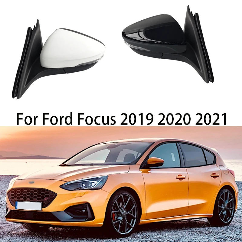 Car Accessories Side Rearview Mirror Assembly For Ford Focus 2019-2021 Auto Electric Folding Turn Signal Blind Spot Mirror Assy